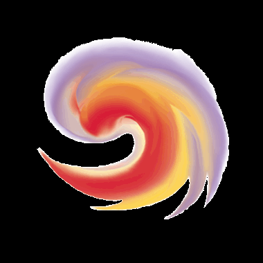 Reiki Healing Swirl Logo
